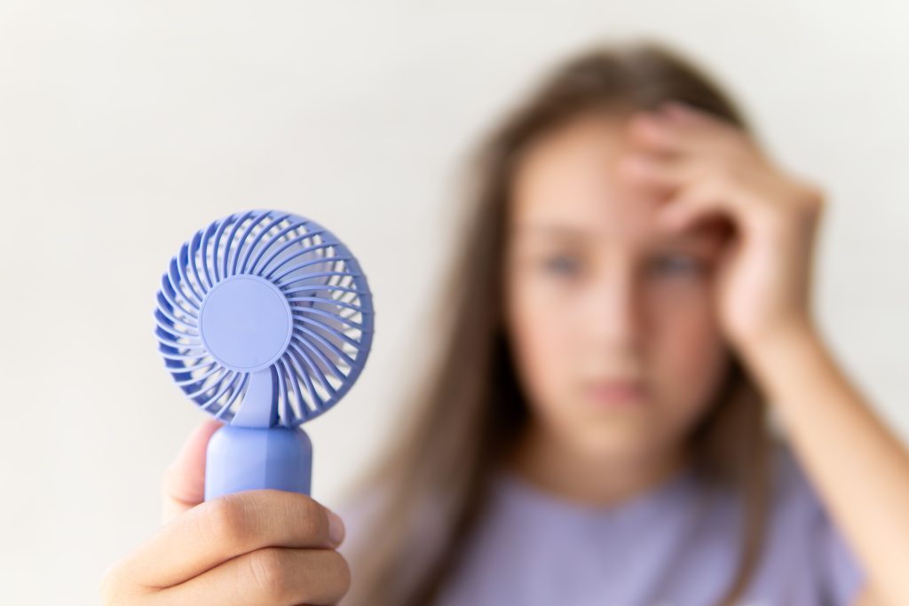 携帯小型扇風機